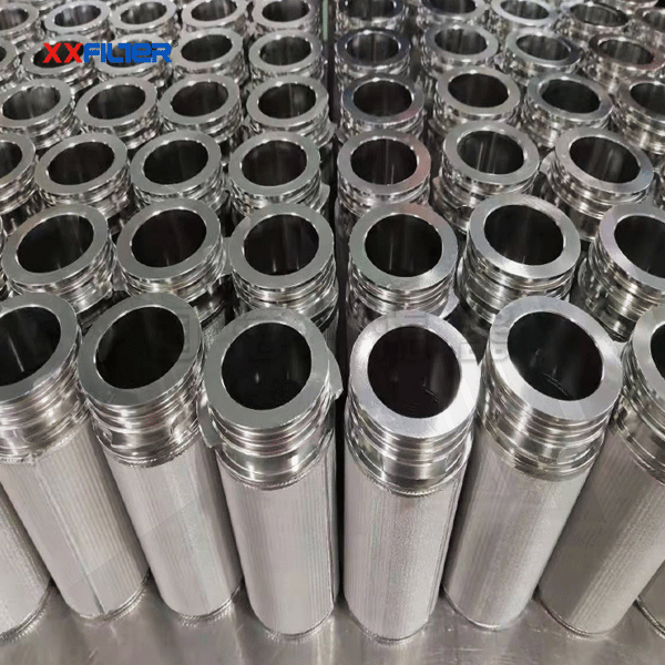 五層不銹鋼燒結網溶體濾芯