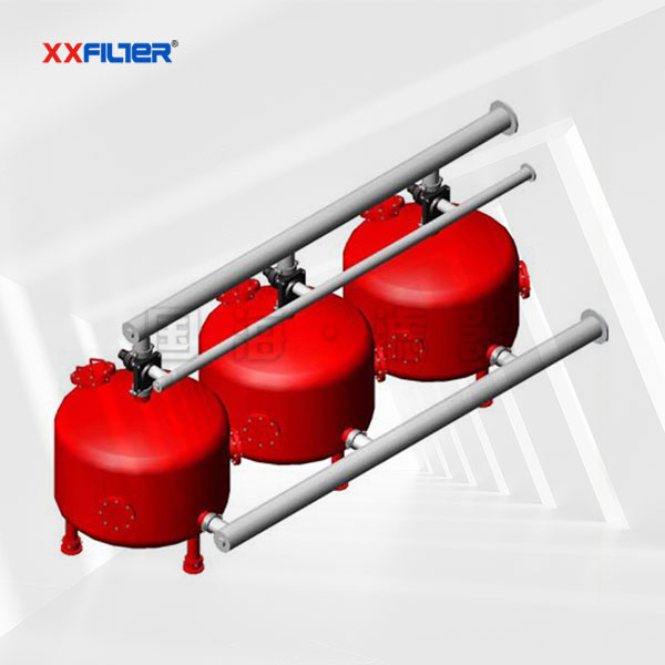 循環水降濁度淺層砂過濾器  