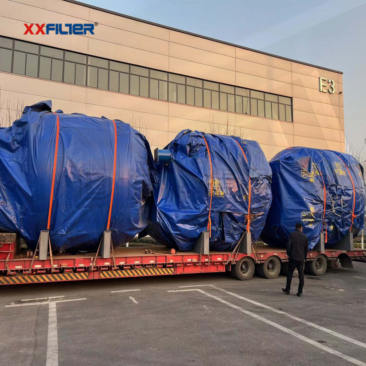 10罐并聯可反洗淺層砂過濾器