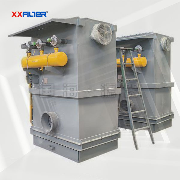 料倉(cāng)頂部安裝袋式除塵器