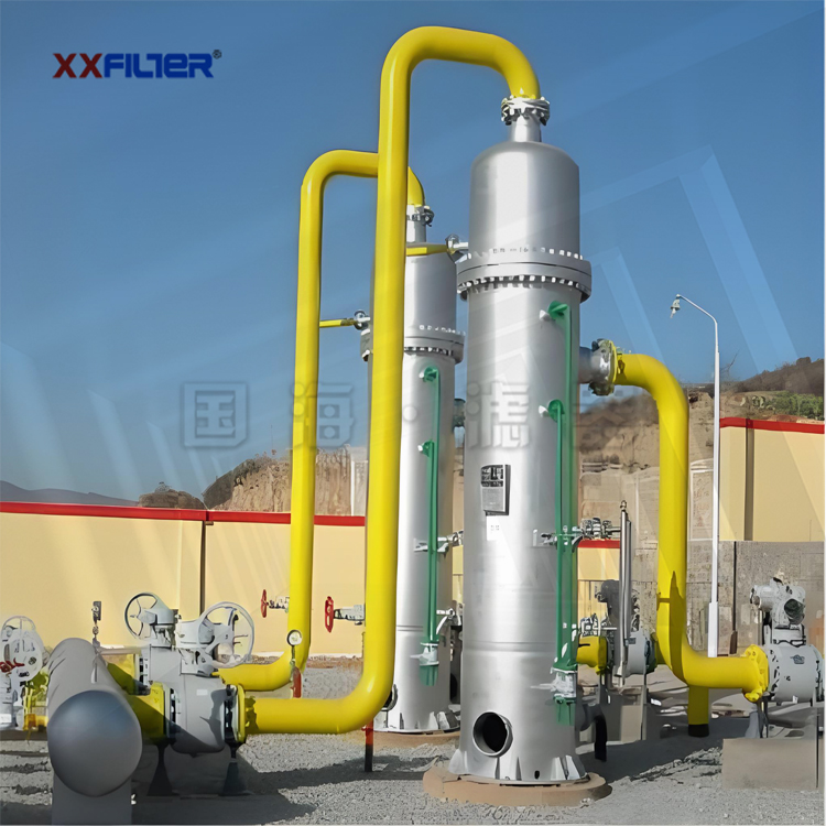 臥式高效天然氣過濾分離器