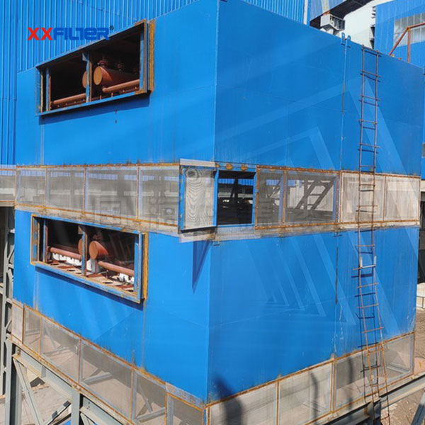 96000m3/h鋼鐵廠自潔式空氣過濾器  