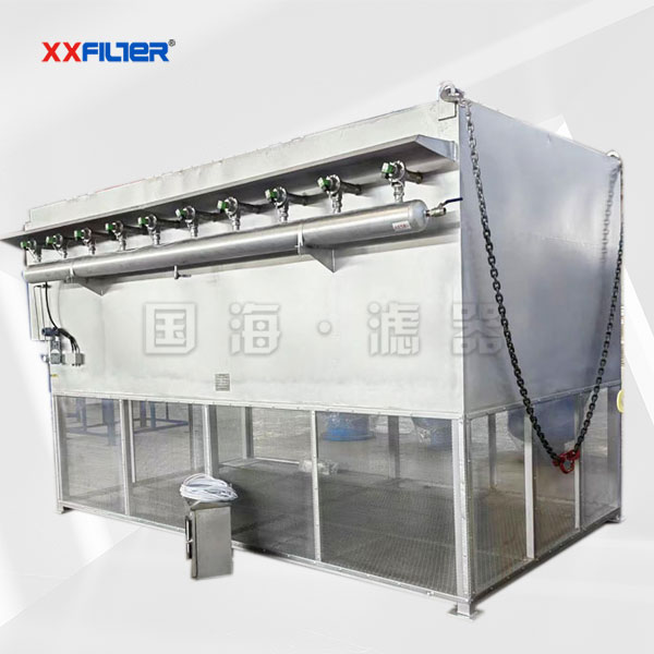 新能源鋰電行業(yè)風(fēng)機入口自潔式空氣過濾器