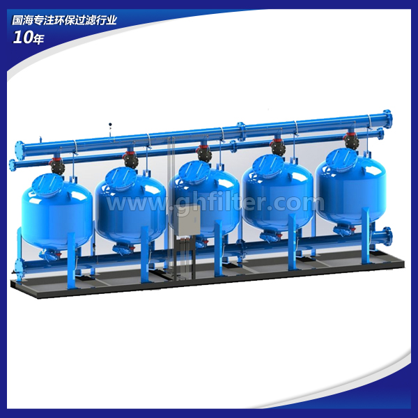 淺層砂過濾器常用于軟化水、反滲透的前級預處理