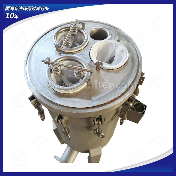 工業過濾選用不銹鋼袋式過濾器高效節能