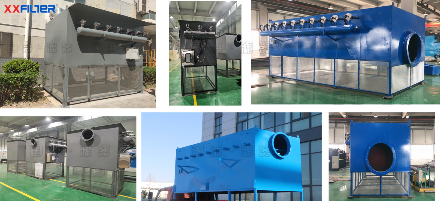 木工業橫插式濾筒除塵器